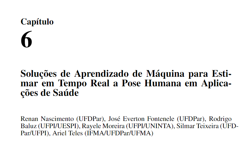 Soluções  de  Aprendizado  de  Máquina  para  Estimar em Tempo Real a Pose Humana em Aplicações de Saúde